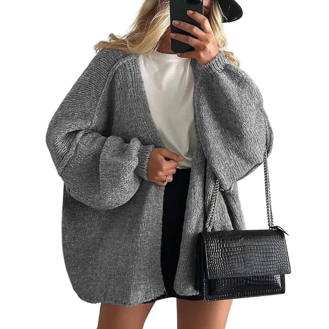 WRENLEY™ | – Cozy Oversized Open Front Cardigan Sweater