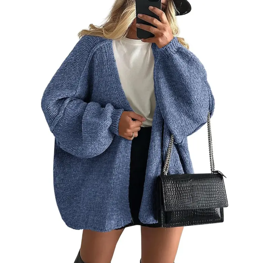 WRENLEY™ | – Cozy Oversized Open Front Cardigan Sweater