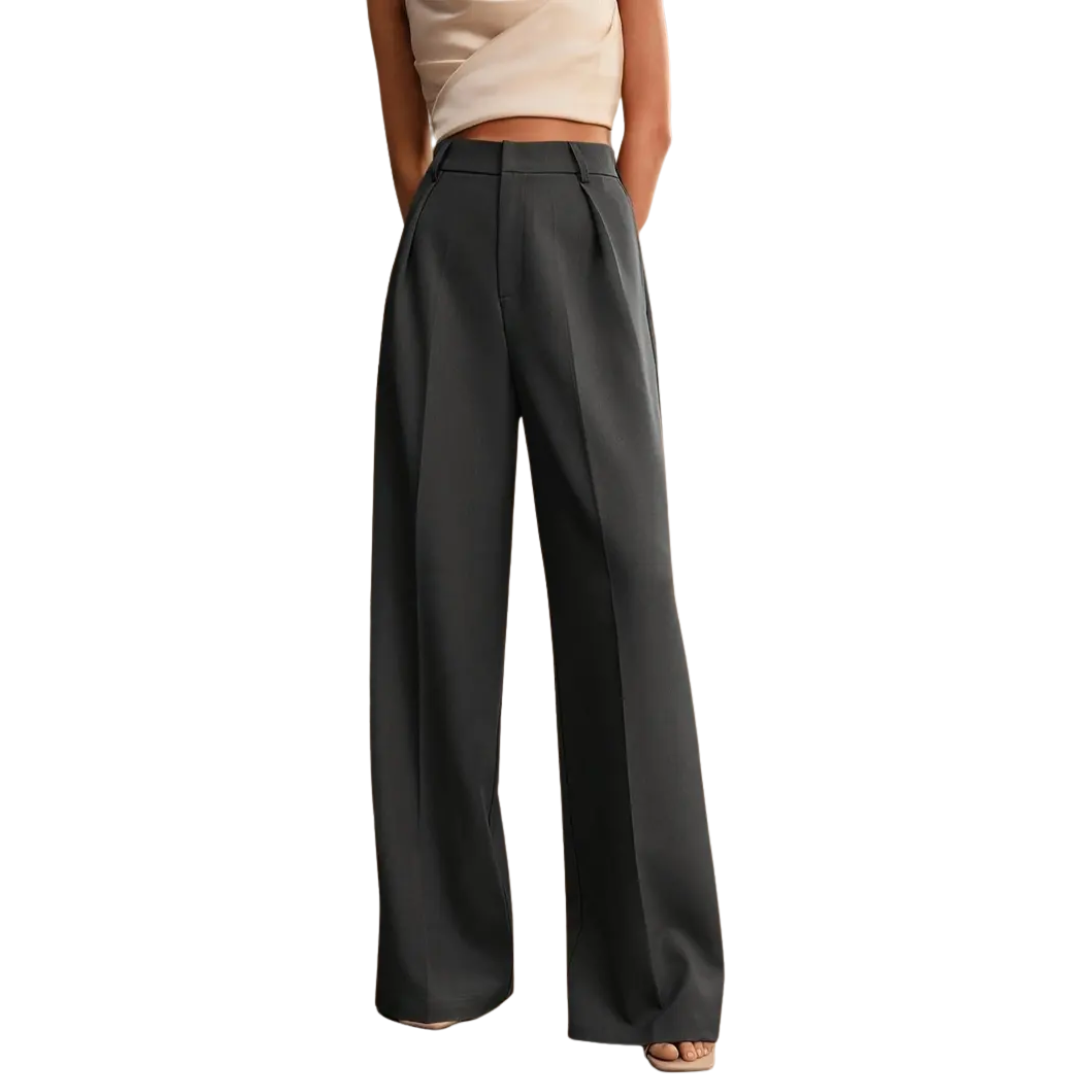 WREN™ | – Relaxed High-Waist Wide Leg Trousers