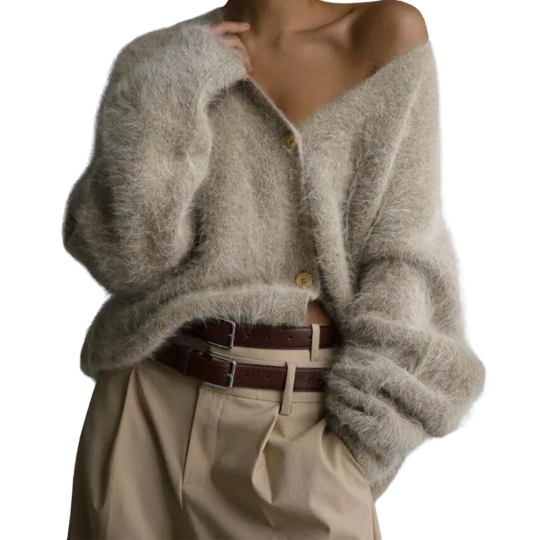 BRISEIS™ | – Cozy V-Neck Button Cardigan
