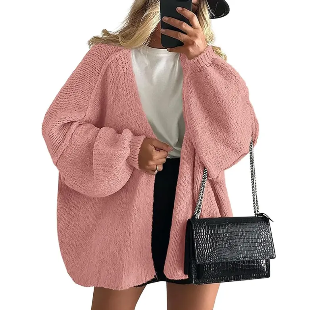 WRENLEY™ | – Cozy Oversized Open Front Cardigan Sweater