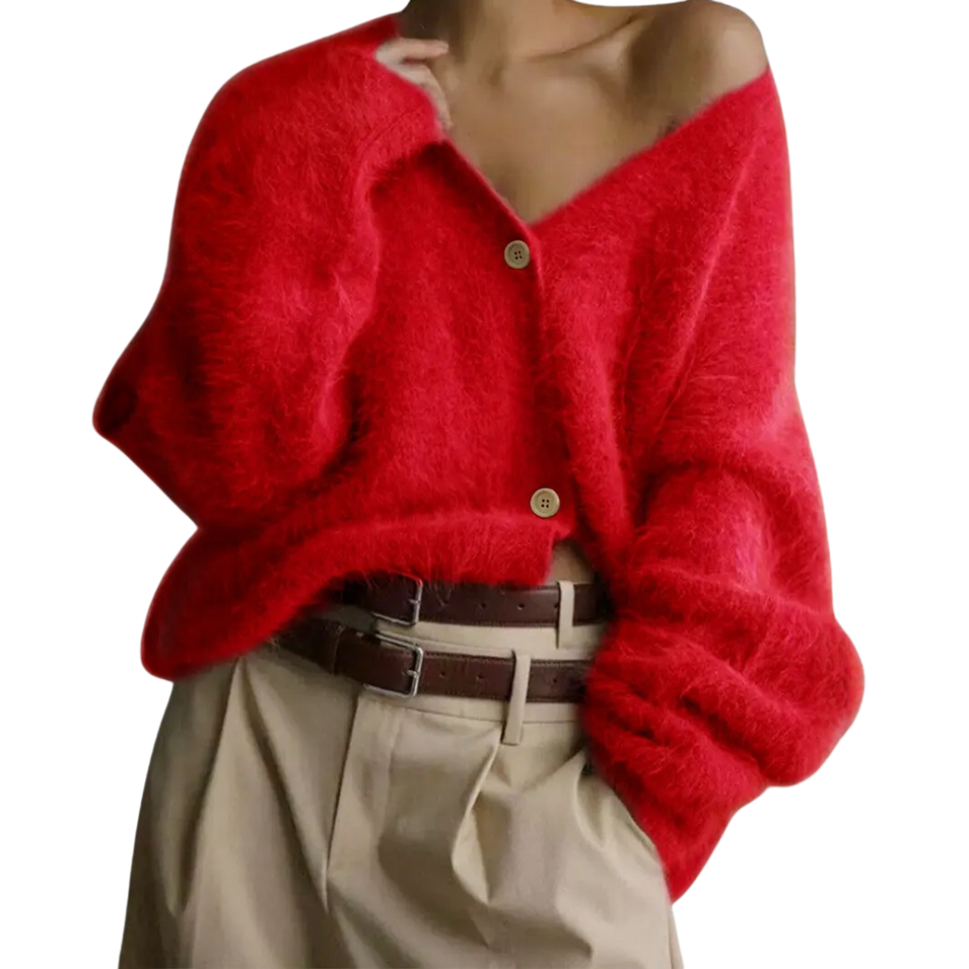 BRISEIS™ | – Cozy V-Neck Button Cardigan