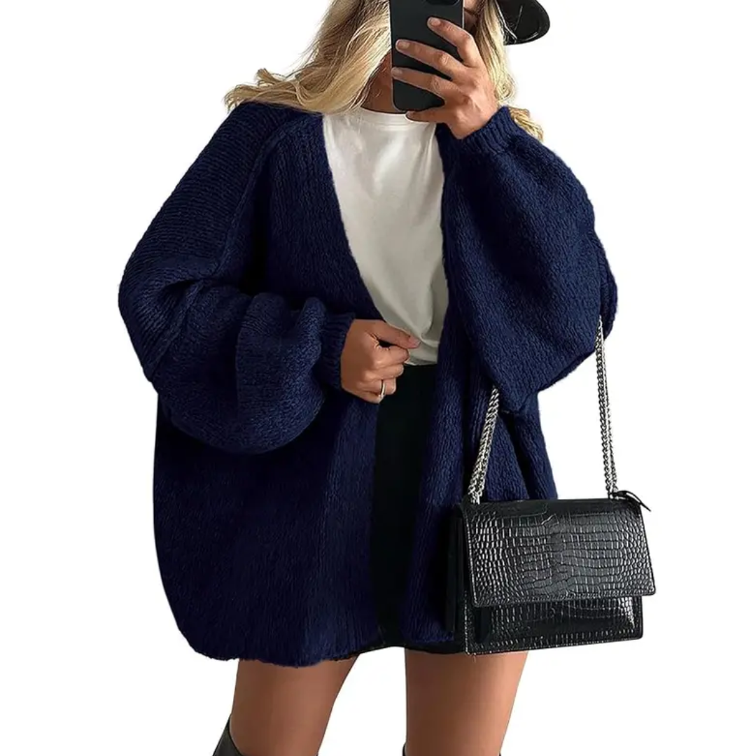WRENLEY™ | – Cozy Oversized Open Front Cardigan Sweater