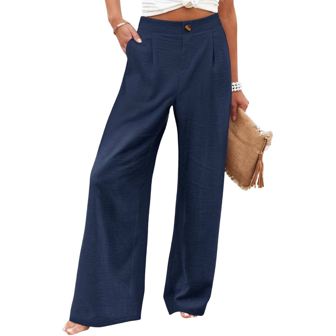 PERNILLE™ | – Relaxed High-Waist Wide Leg Trousers