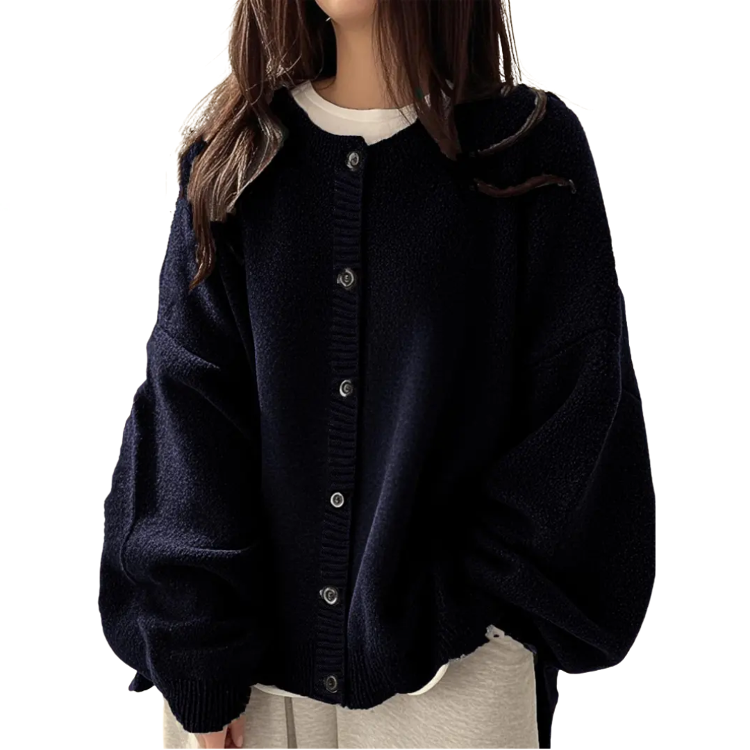 WILLA™ | – Classic Button-Front Knit Cardigan