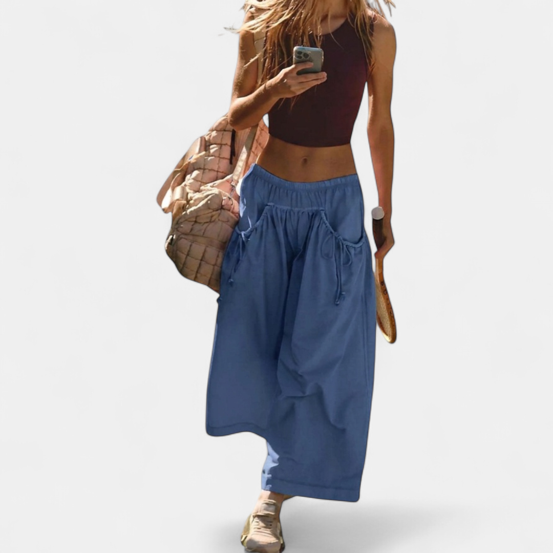 TIMBER™ | – Relaxed Wide Leg Drawstring Pants