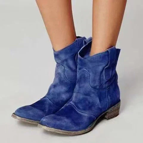 Harley™ | Vintage Cowboy Ankle Boots
