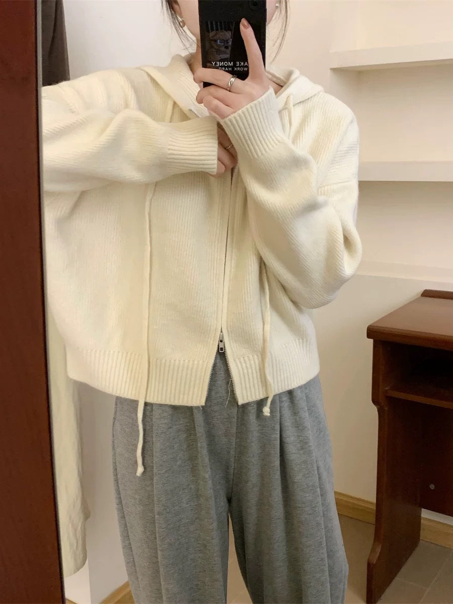 ARLENE™ | – Cozy Long Sleeve Hooded Cardigan