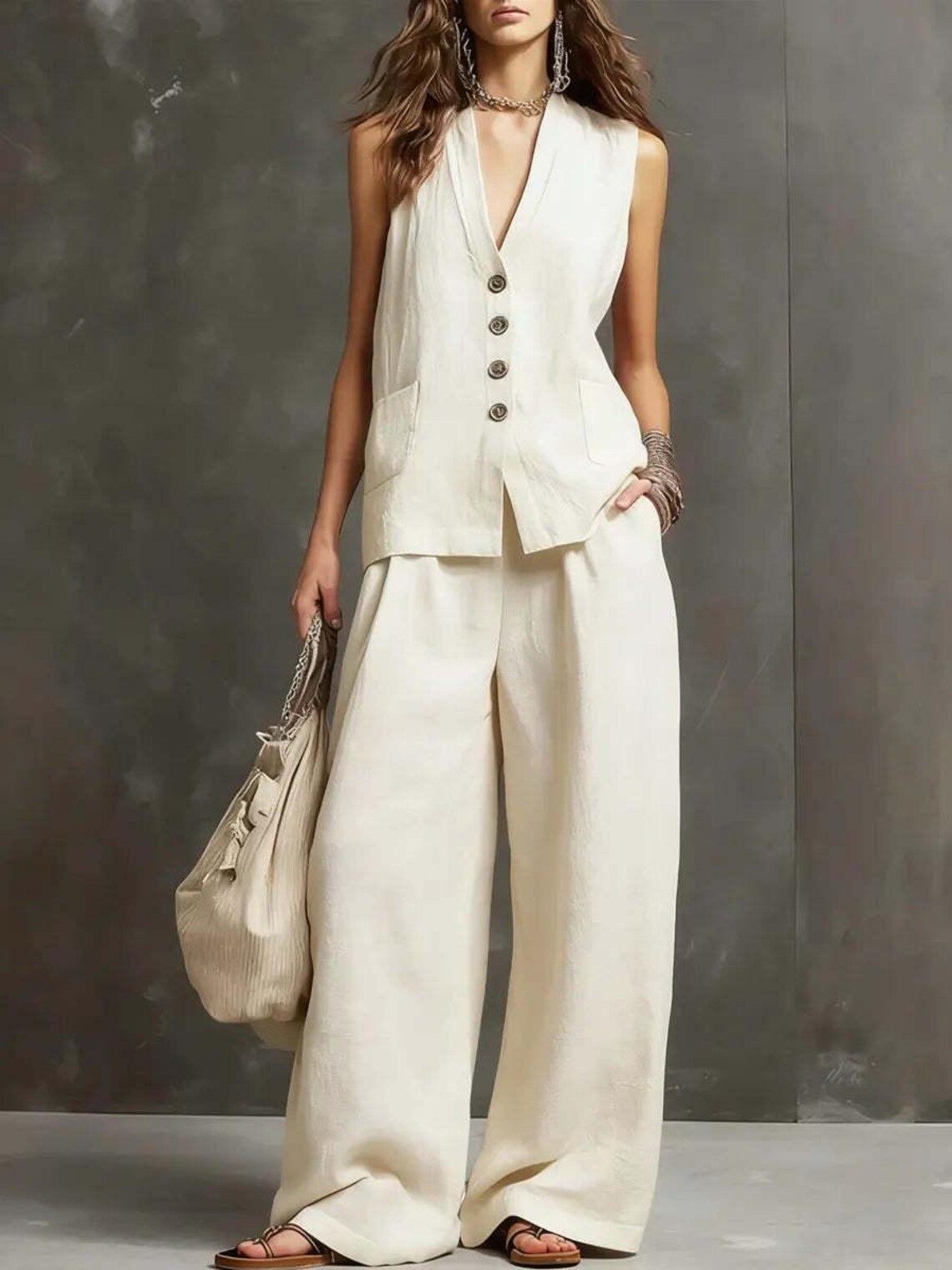 Imogene™ | Vest and Culotte Set