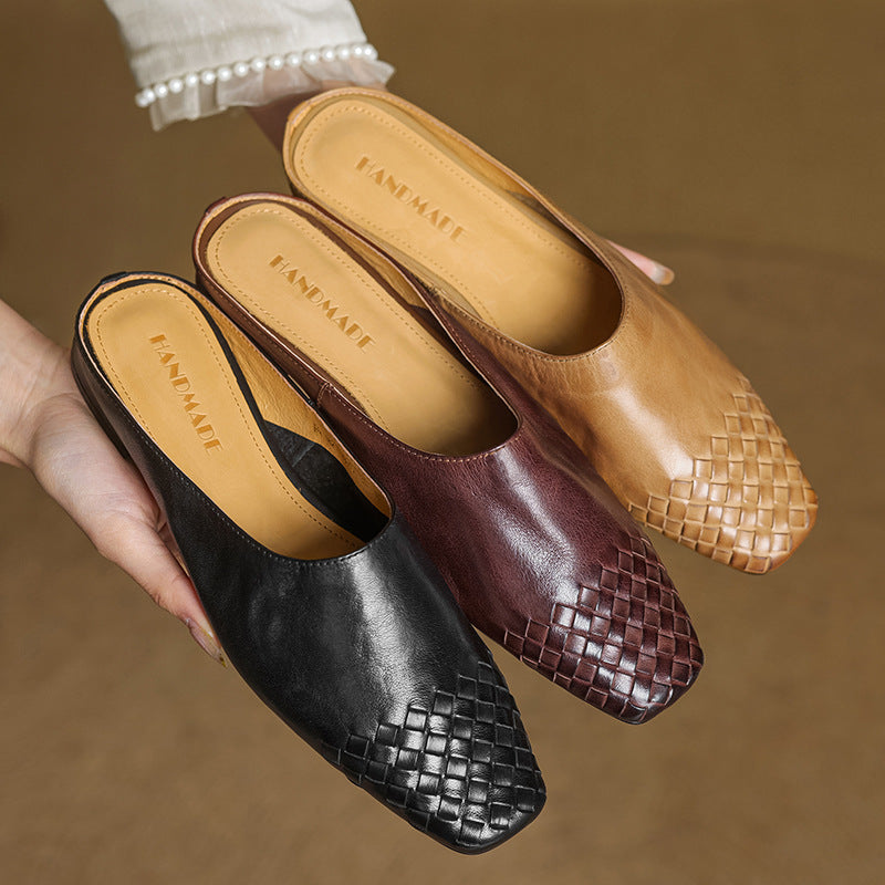 Mila™ | Genuine Leather Mules