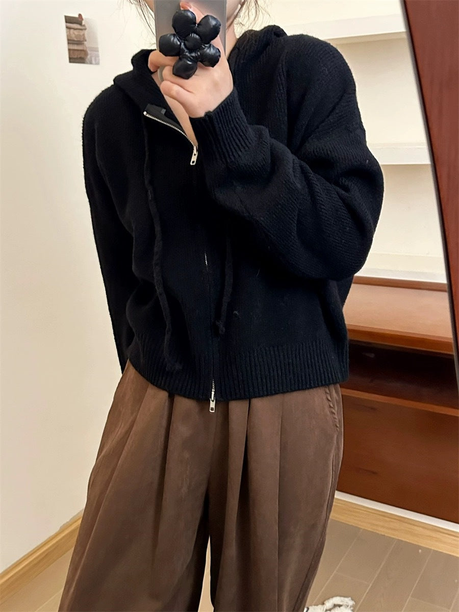 ARLENE™ | – Cozy Long Sleeve Hooded Cardigan