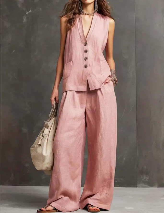 Imogene™ | Vest and Culotte Set