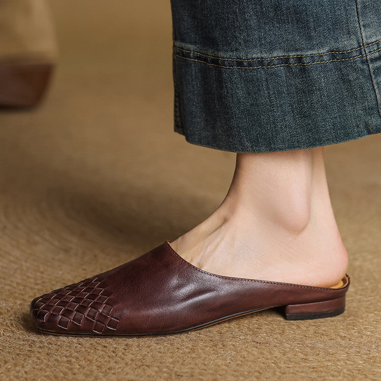 Mila™ | Genuine Leather Mules
