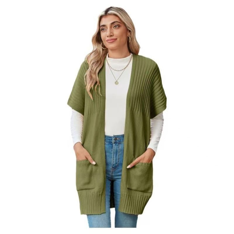 CASSAVA™ | - Lightweight Open-Front Knit Cardigan