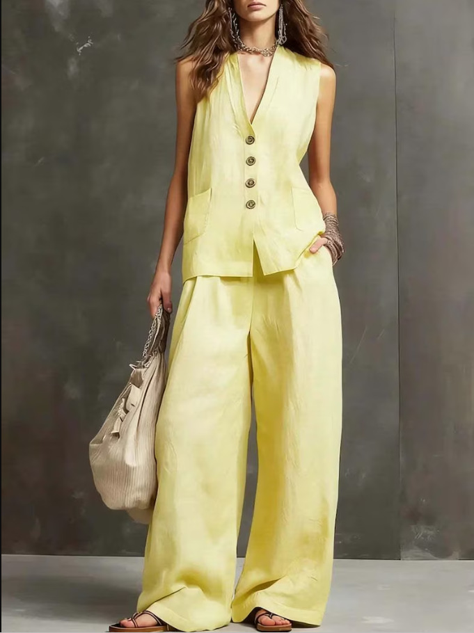 Imogene™ | Vest and Culotte Set
