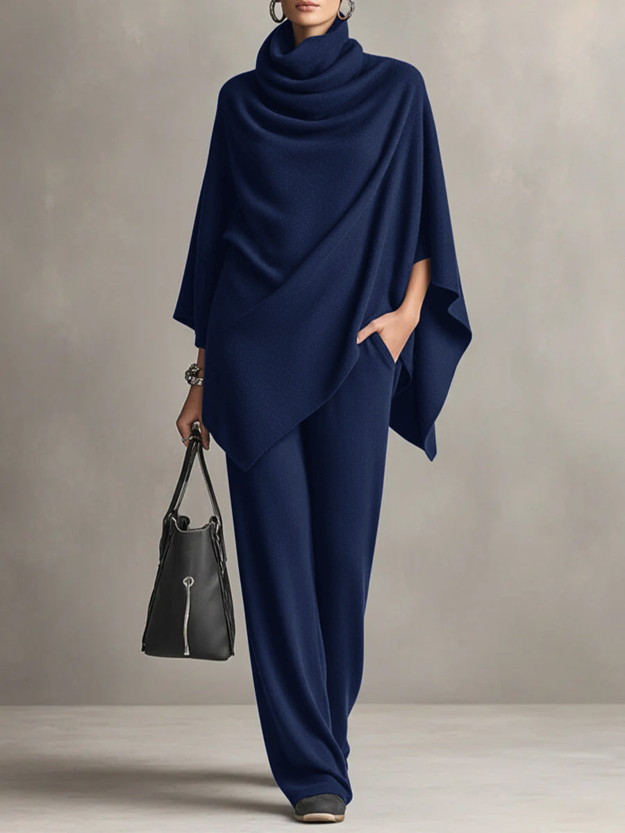 Sarina™ | Elegant Drape Two-Piece Set