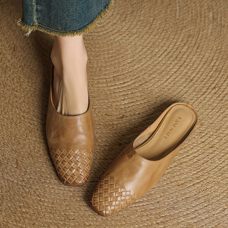Mila™ | Genuine Leather Mules