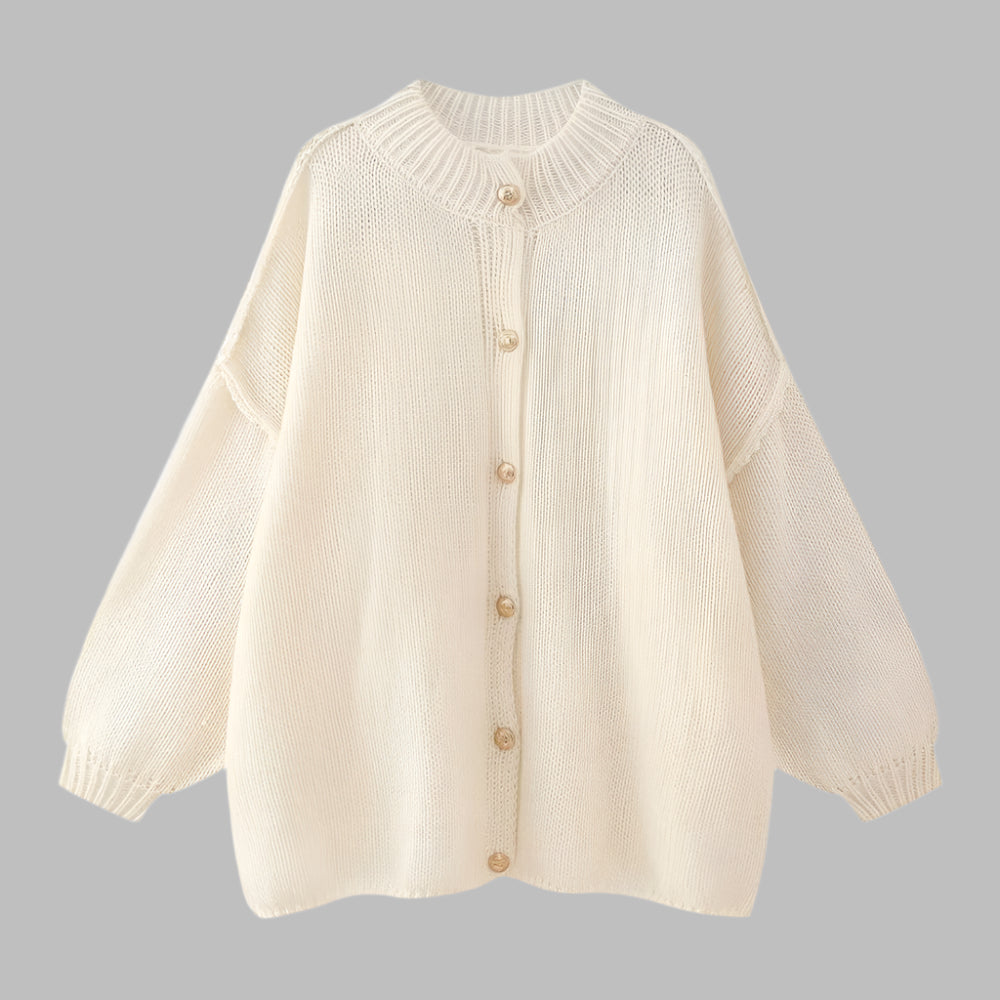 GANI™ | – Classic Botton-Up Long Sleeve Cardigan