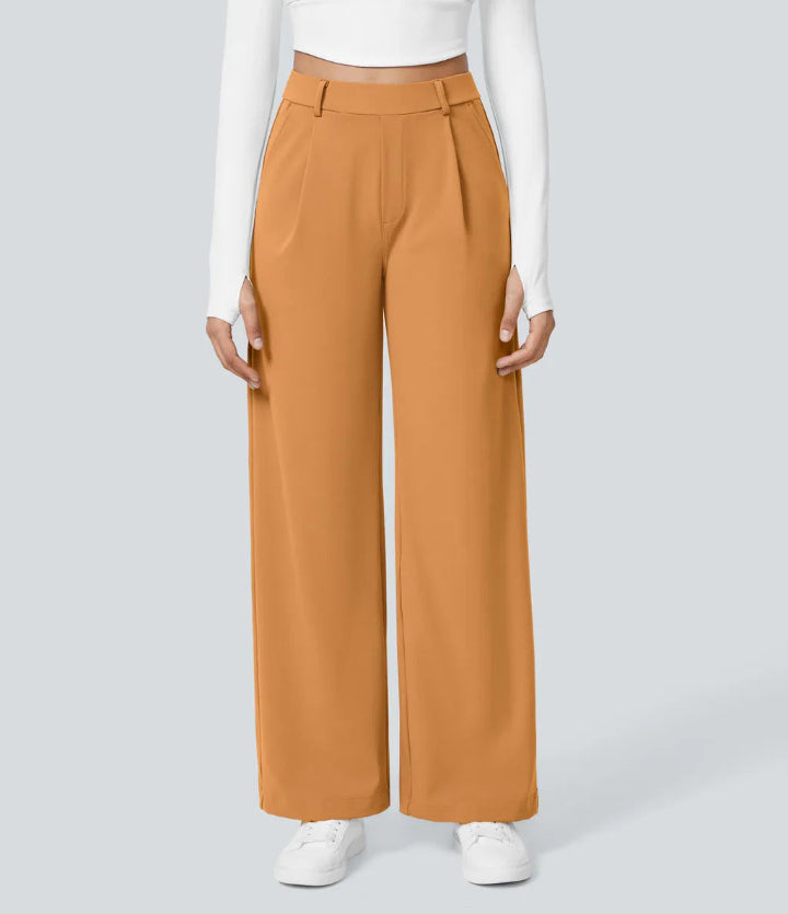 MONAH™ | - Casual Wide Leg Minimalist Trouser