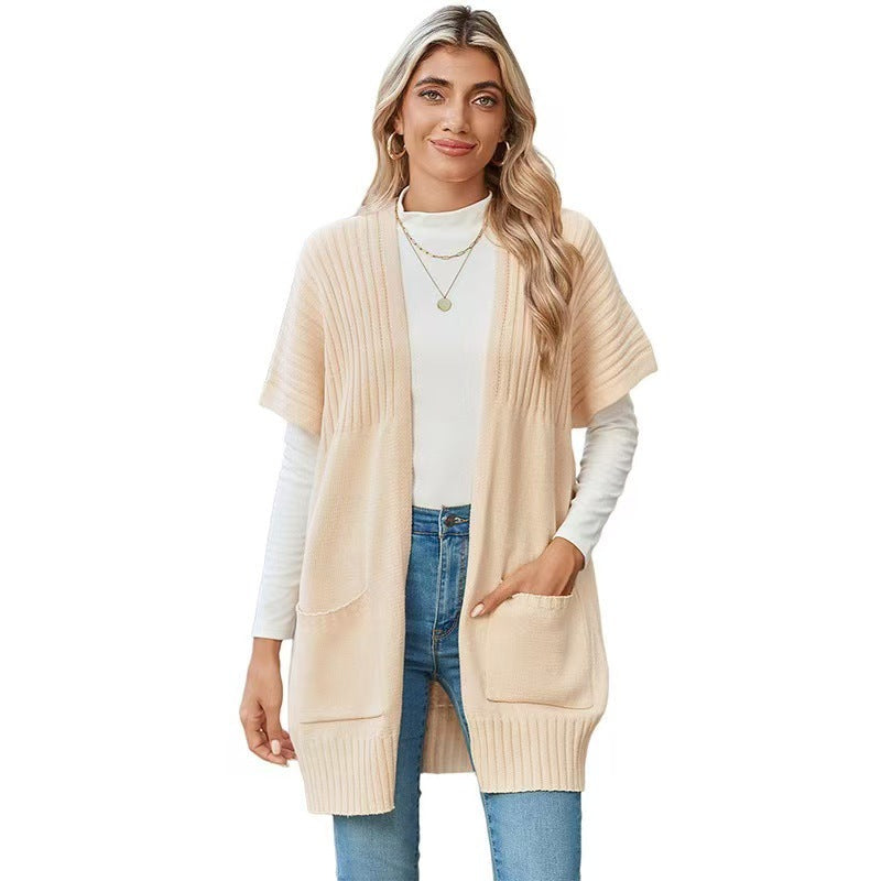 CASSAVA™ | - Lightweight Open-Front Knit Cardigan