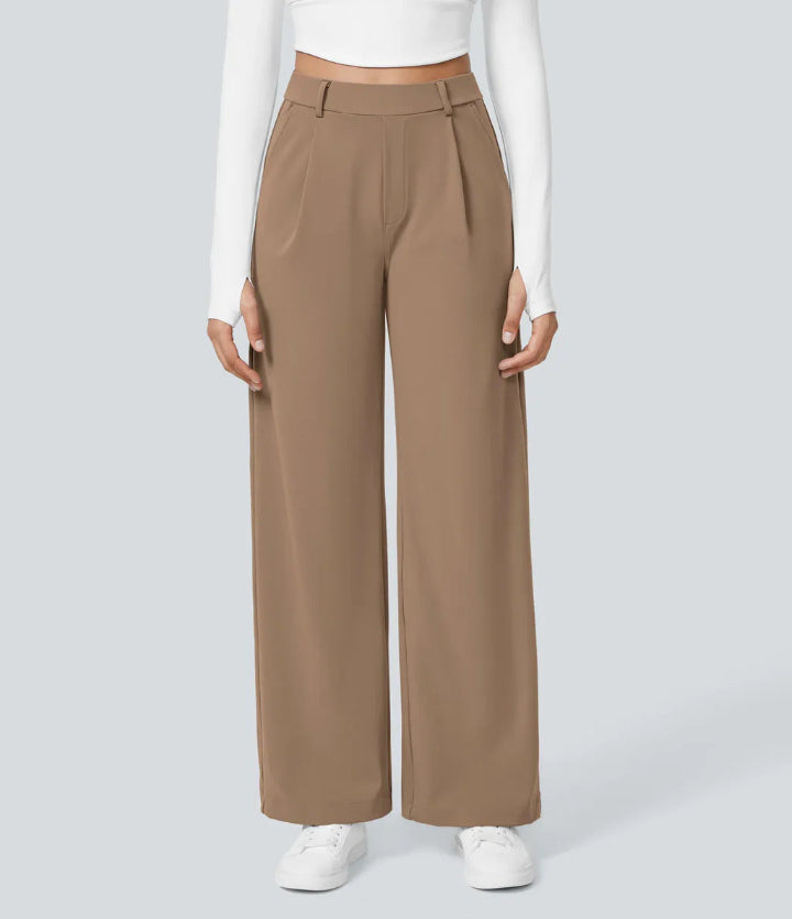 MONAH™ | - Casual Wide Leg Minimalist Trouser