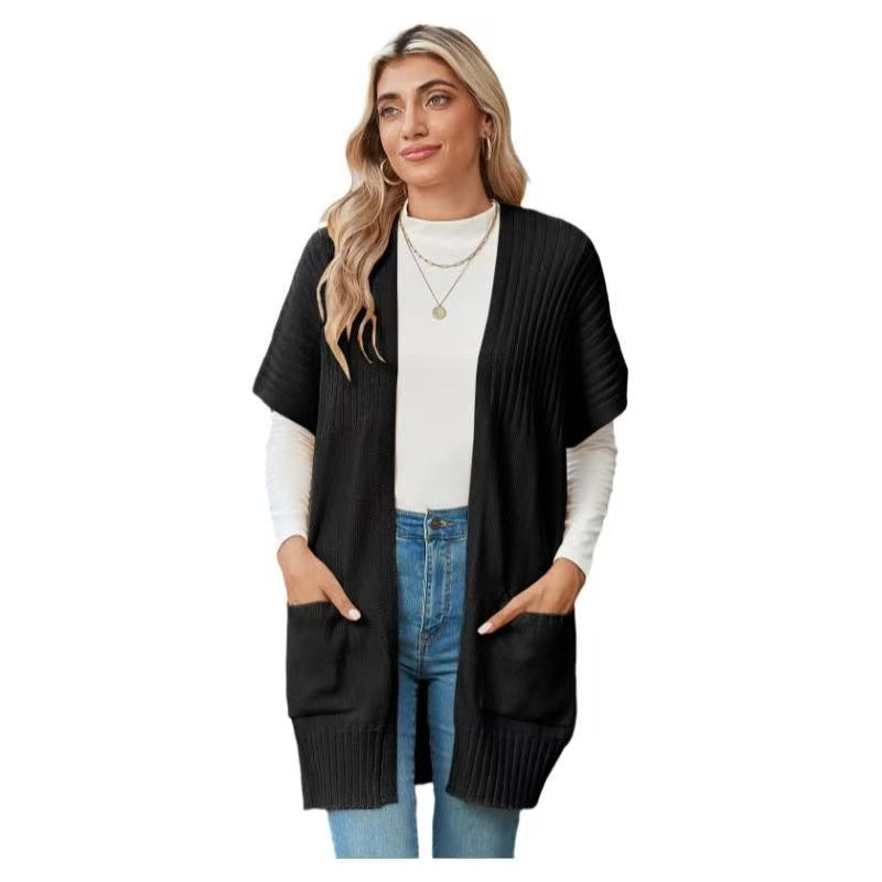 CASSAVA™ | - Lightweight Open-Front Knit Cardigan