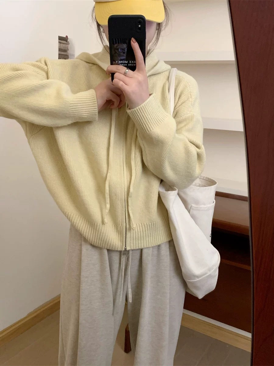 ARLENE™ | – Cozy Long Sleeve Hooded Cardigan