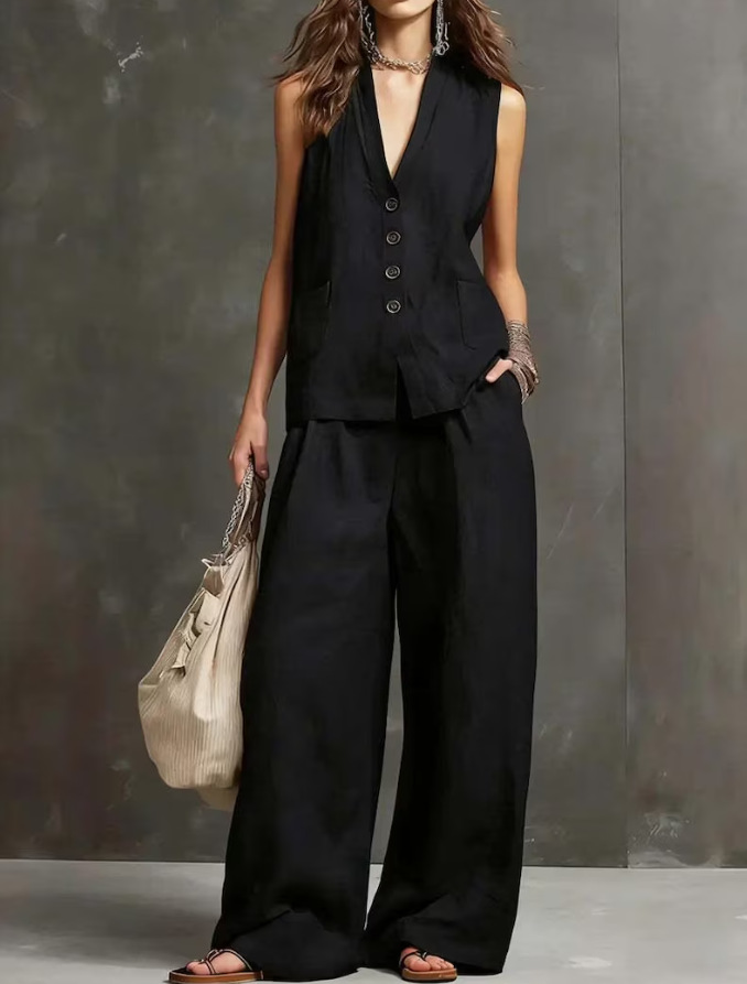 Imogene™ | Vest and Culotte Set