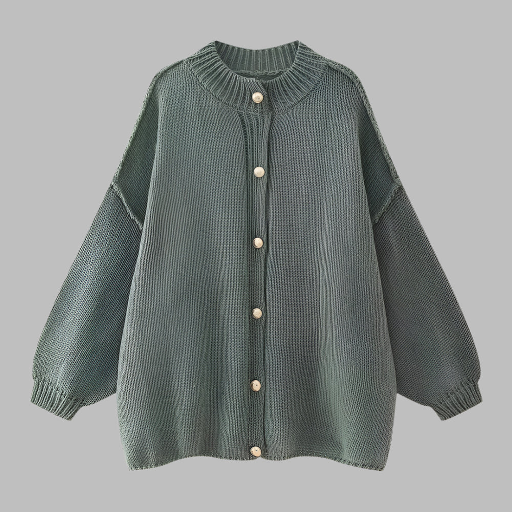 GANI™ | – Classic Botton-Up Long Sleeve Cardigan