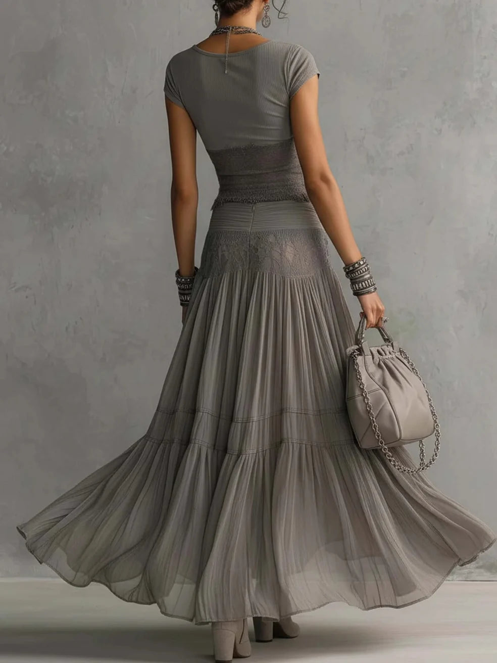 Ellys™ | Maxi Skirt Set