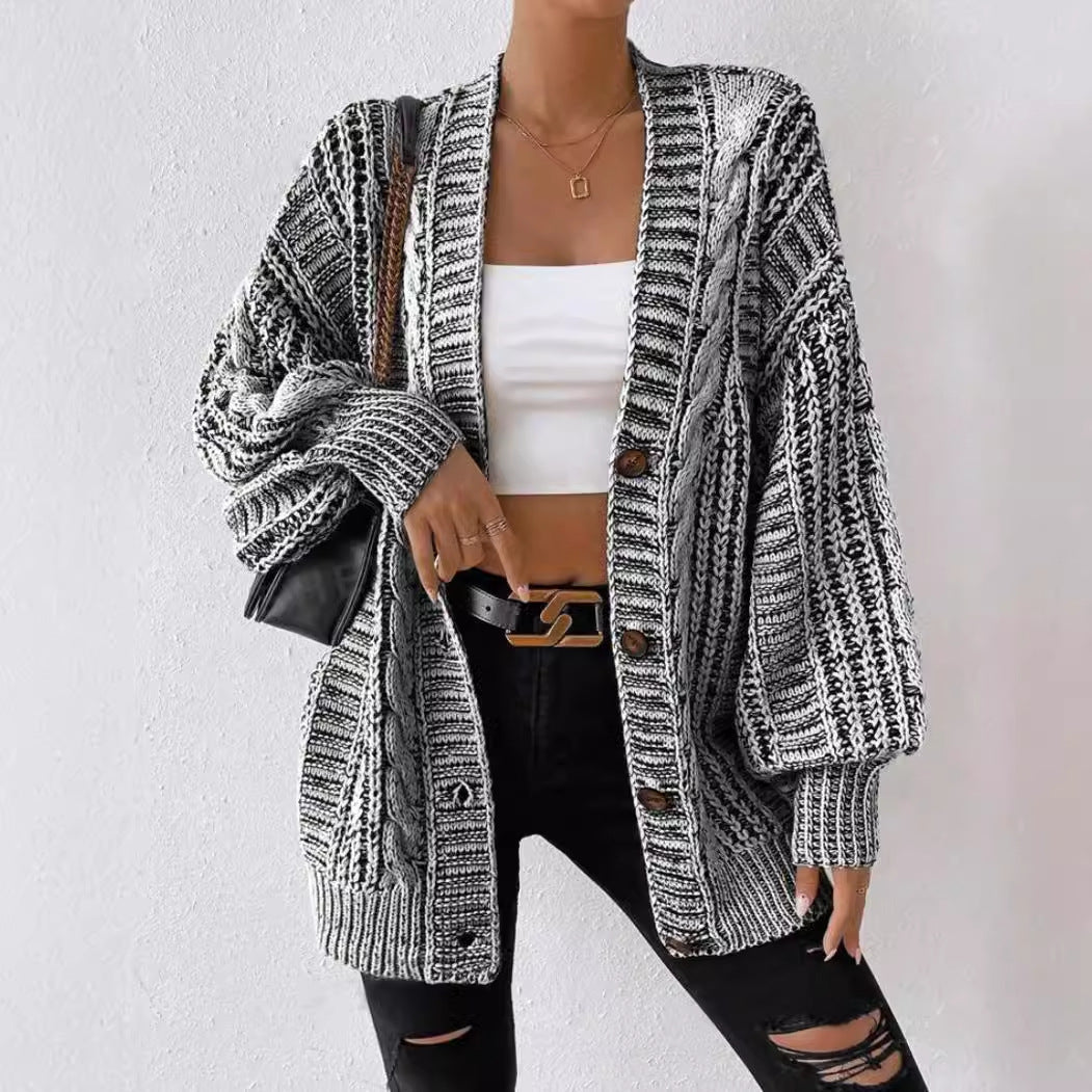 ROMY™ | - Cozy Plus Size Button Down Cardigan