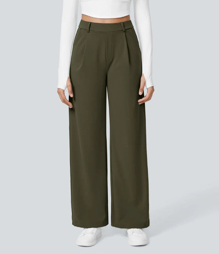 MONAH™ | - Casual Wide Leg Minimalist Trouser