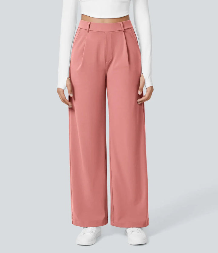 MONAH™ | - Casual Wide Leg Minimalist Trouser