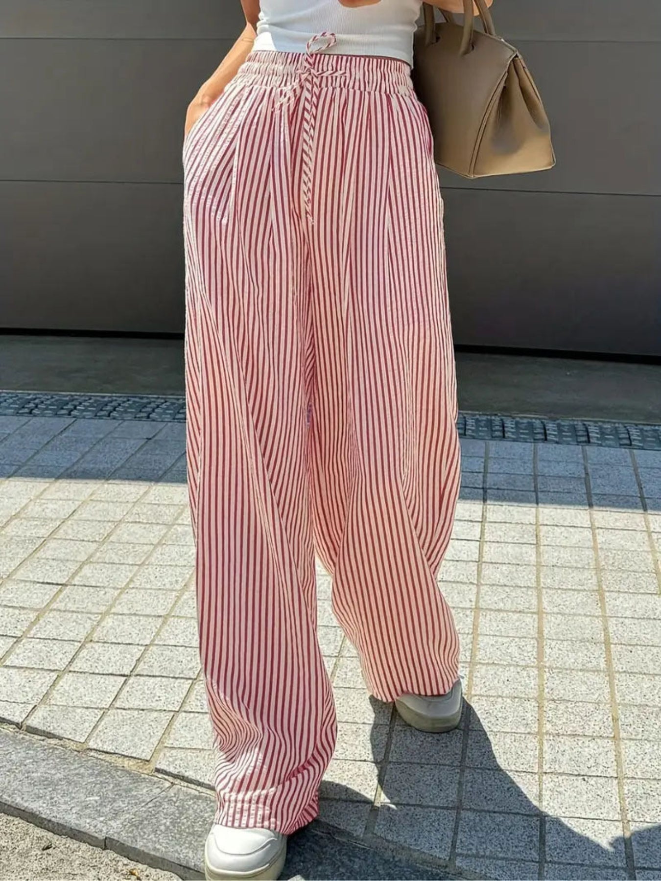 TAITE™ | - Simple Summer Striped Relaxed Fit Buttom
