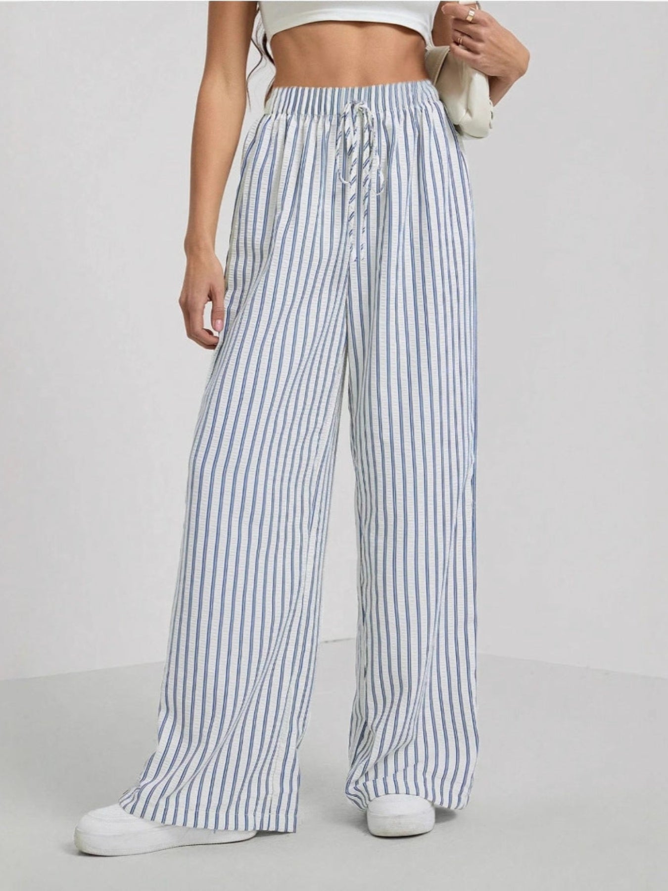 TAITE™ | - Simple Summer Striped Relaxed Fit Buttom