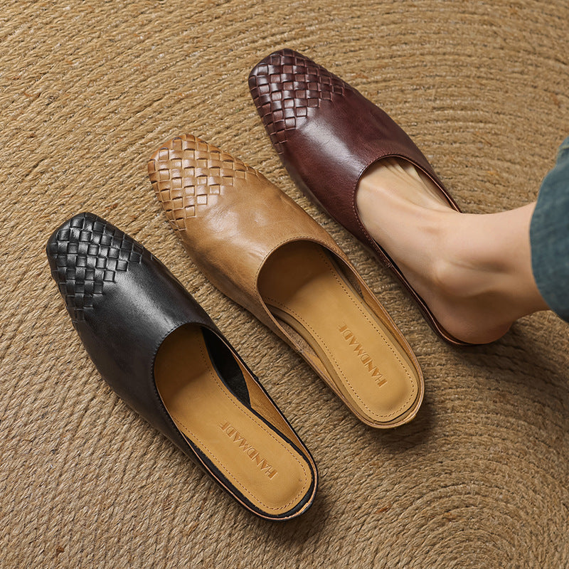 Mila™ | Genuine Leather Mules