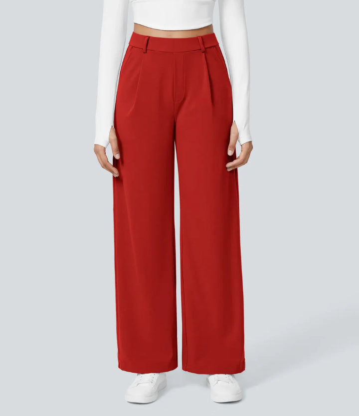 MONAH™ | - Casual Wide Leg Minimalist Trouser