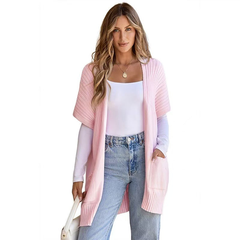 CASSAVA™ | - Lightweight Open-Front Knit Cardigan