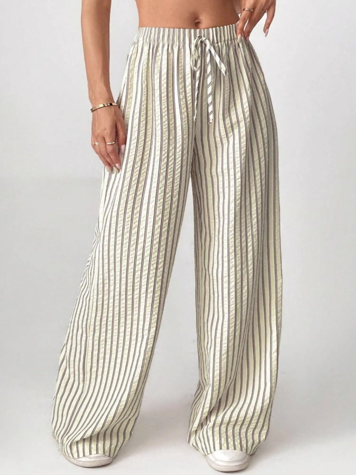 TAITE™ | - Simple Summer Striped Relaxed Fit Buttom