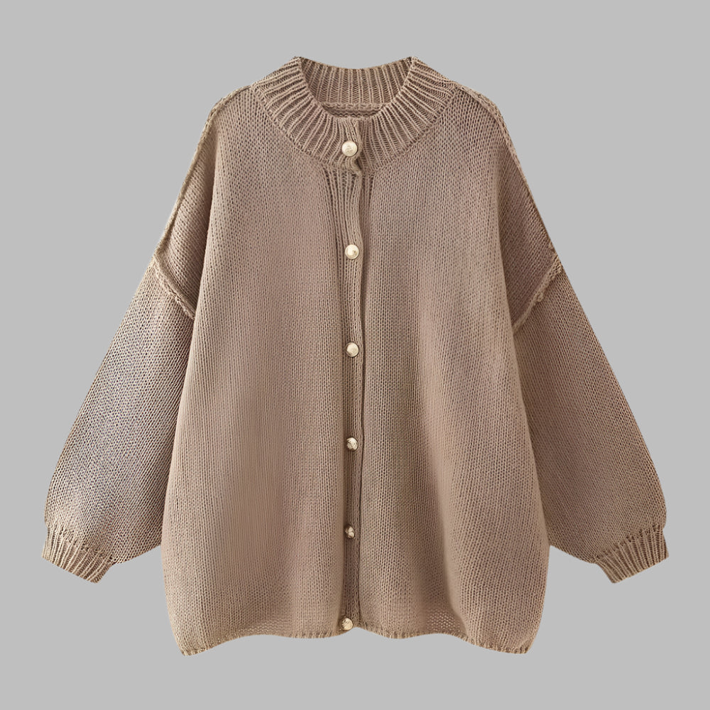 GANI™ | – Classic Botton-Up Long Sleeve Cardigan