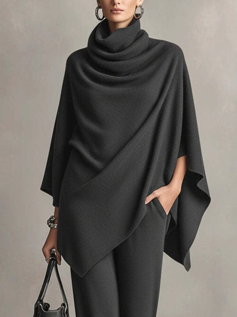 Sarina™ | Elegant Drape Two-Piece Set