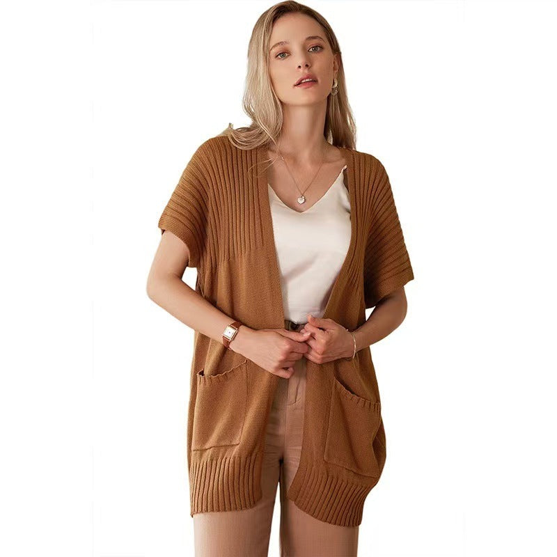CASSAVA™ | - Lightweight Open-Front Knit Cardigan