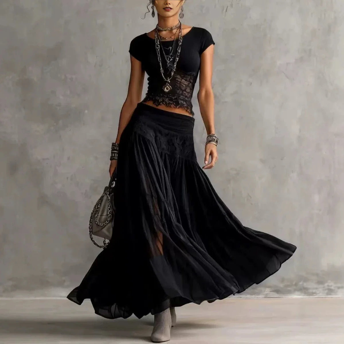 Ellys™ | Maxi Skirt Set