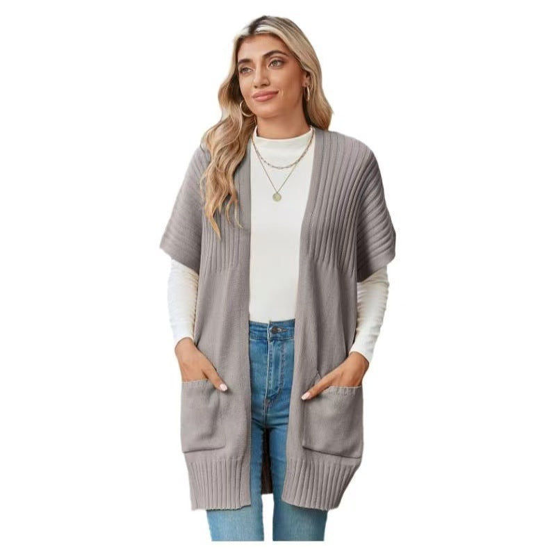 CASSAVA™ | - Lightweight Open-Front Knit Cardigan