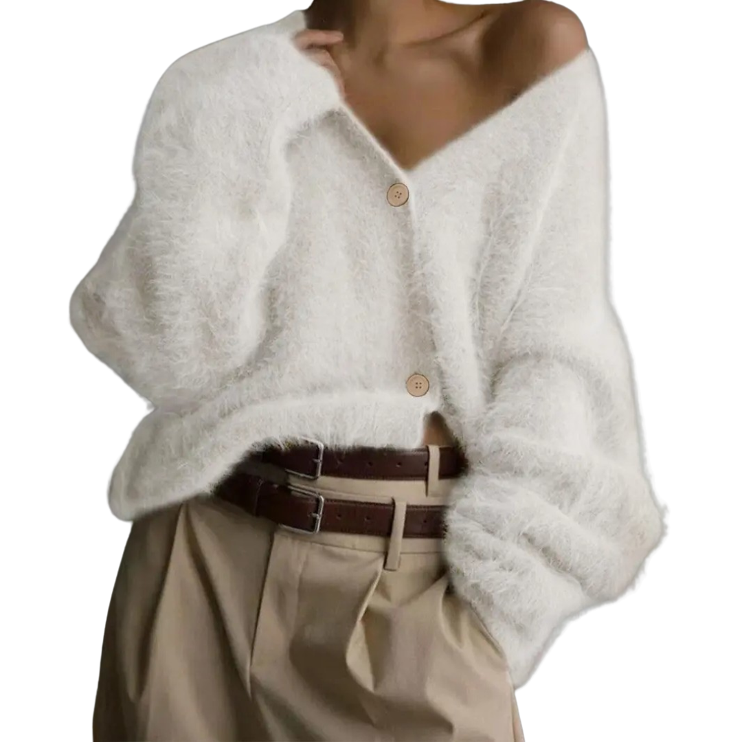 BRISEIS™ | – Cozy V-Neck Button Cardigan