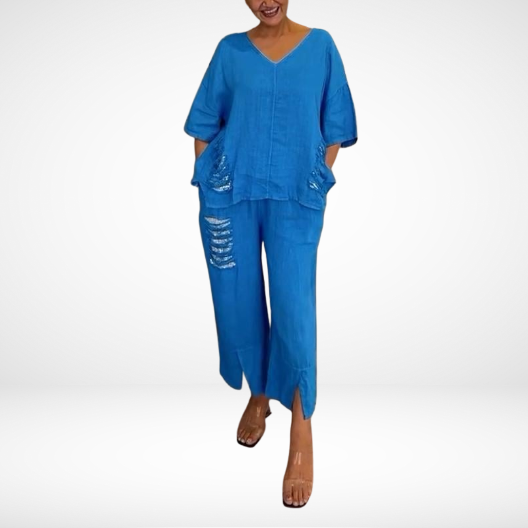 Briella™ | Elegant Two-Piece Summer Set
