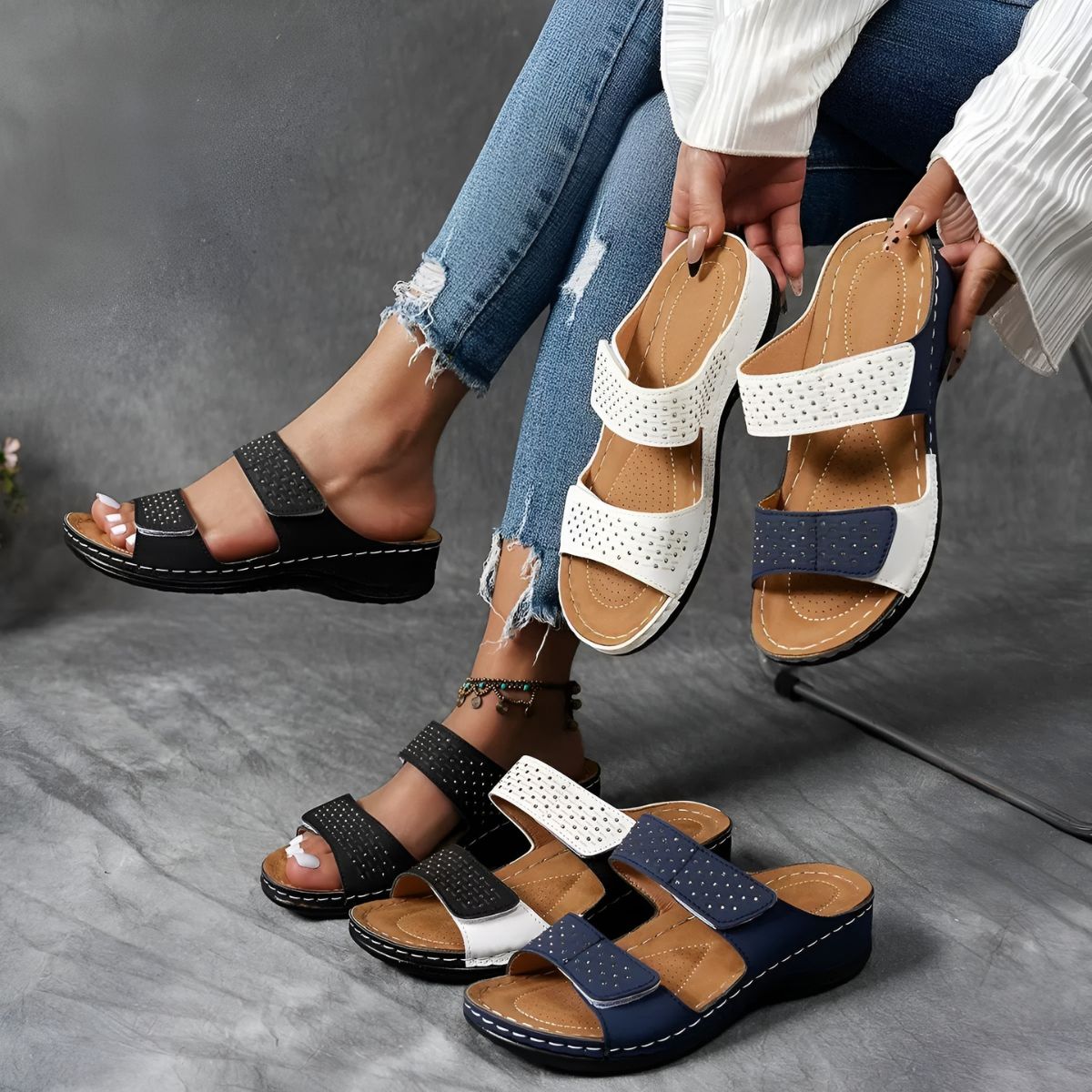 Alexandria™ | Elegant Orthopedic Sandals