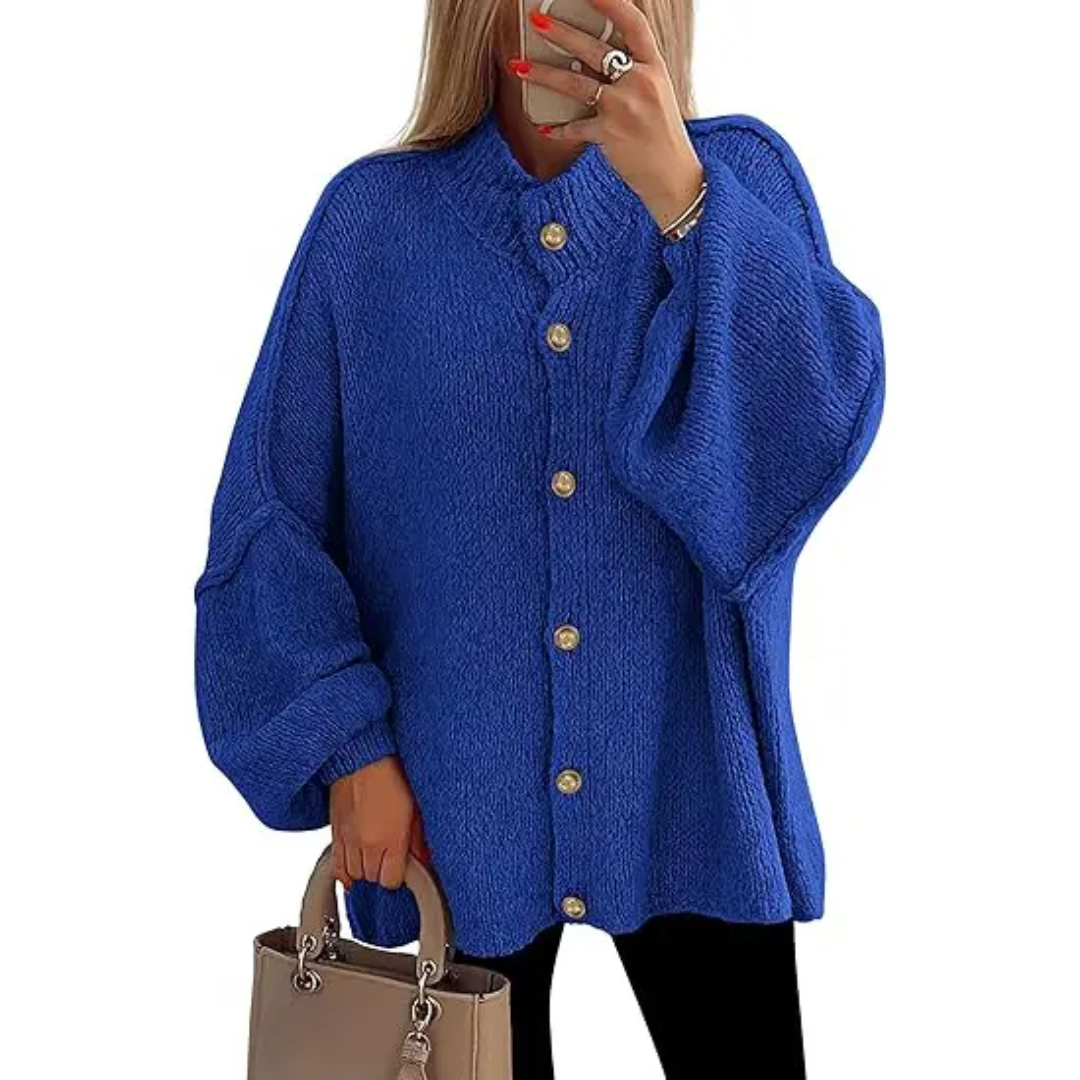 HESTIA™ | – Cozy Batwing Sleeve Chunky Knit Cardigan