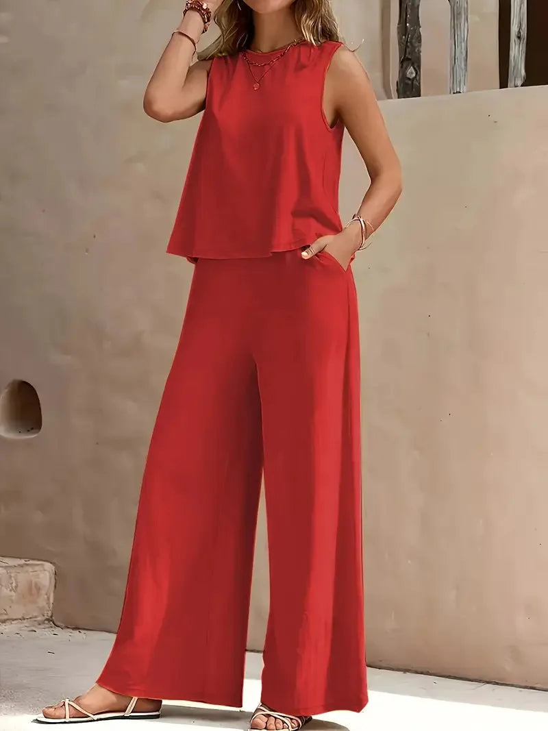 Danielle™ | Sleeveless Two-Piece Set
