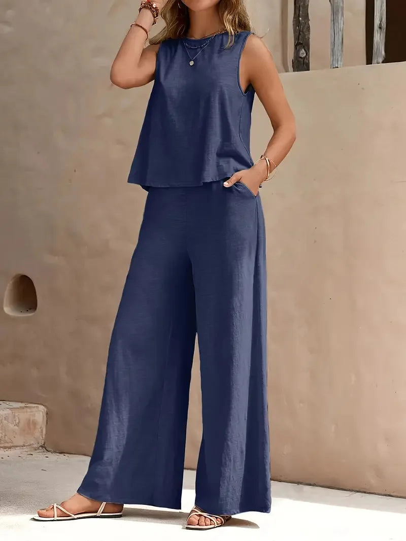 Danielle™ | Sleeveless Two-Piece Set
